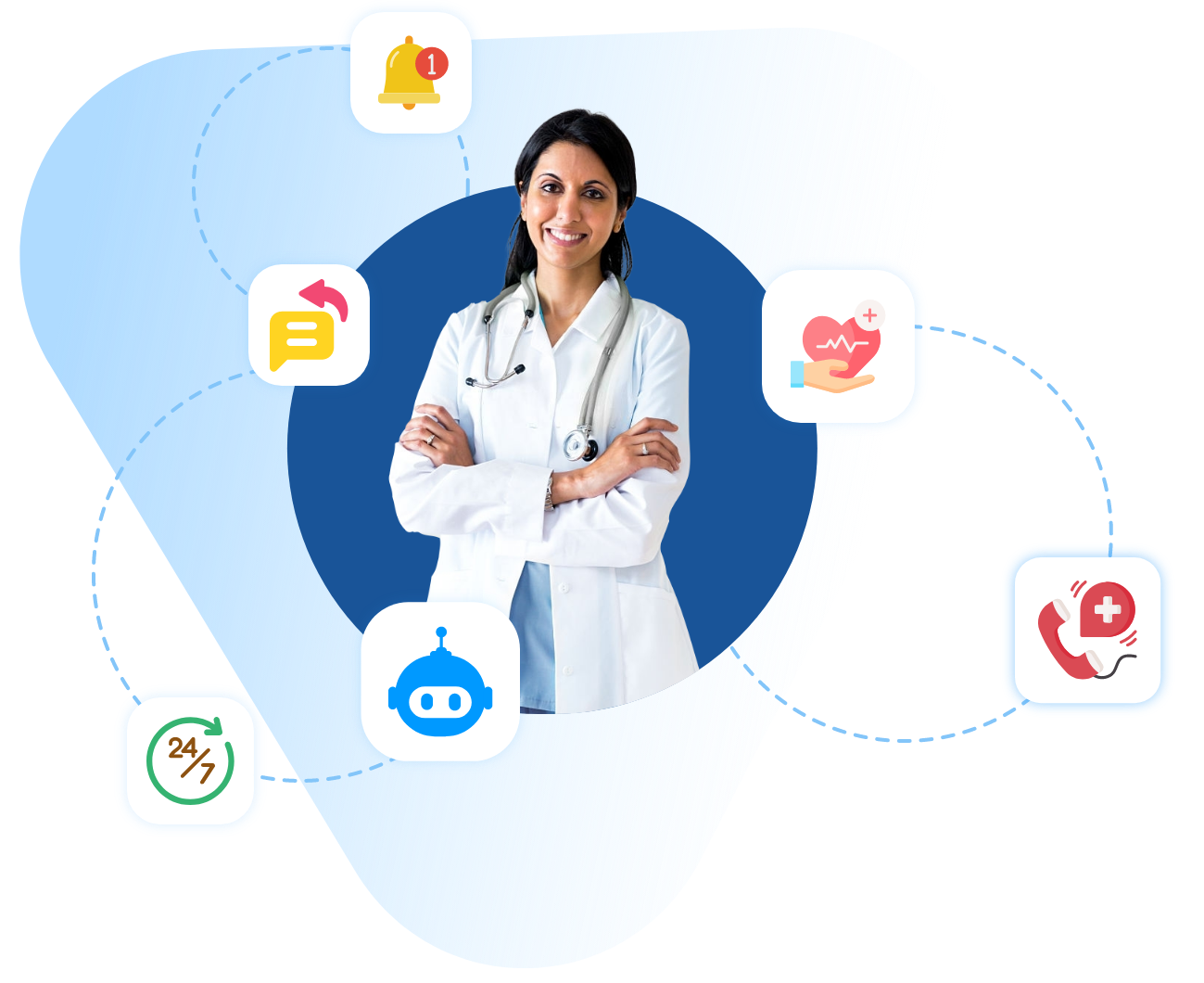 Provide 24x7 Availability with Healthcare Chatbots